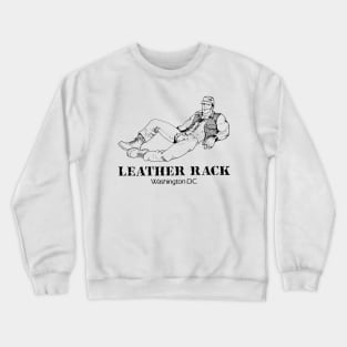 Leather Rack Vintage Gay Retro LGBT Crewneck Sweatshirt